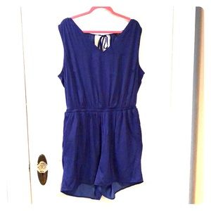 Loft Plus Royal Blue Romper size 16